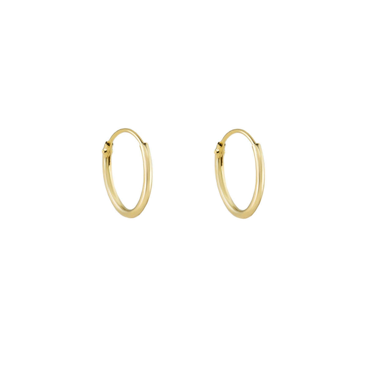 Tomfoolery, Mini Gold Plated Silver Sleeper Hoop, Tf Hoops