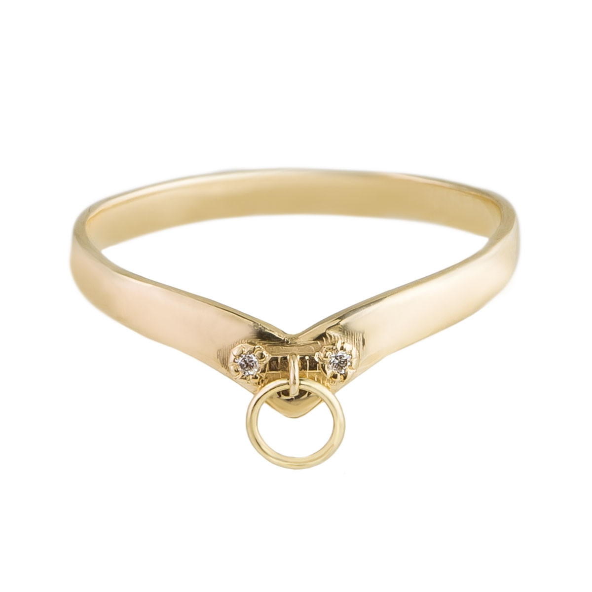 Sofia Zakia, Diamond O-Ring Collar Band, Tomfoolery