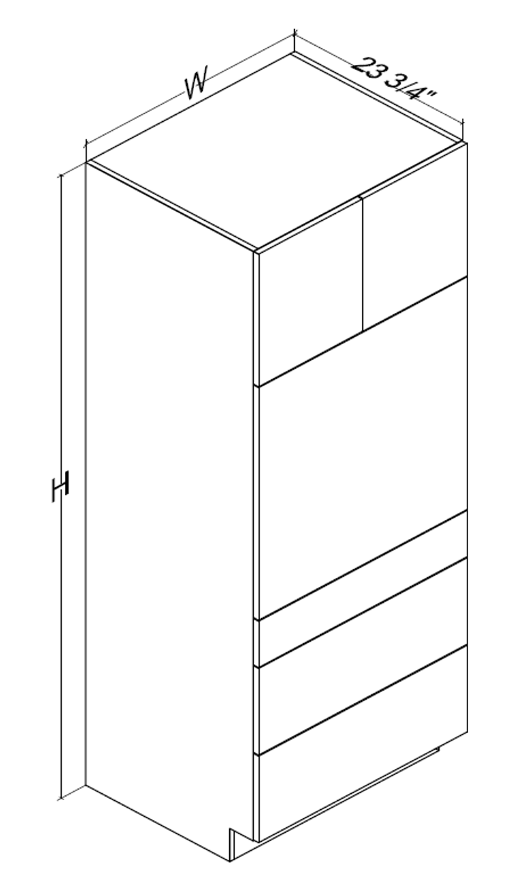 Frameless - Oven Cabinets