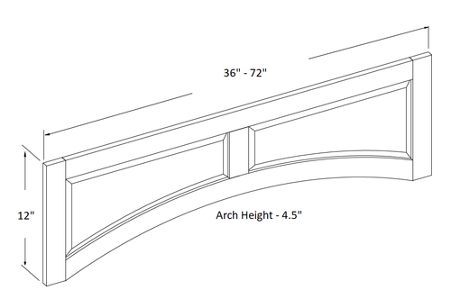 Raised Panel Valance