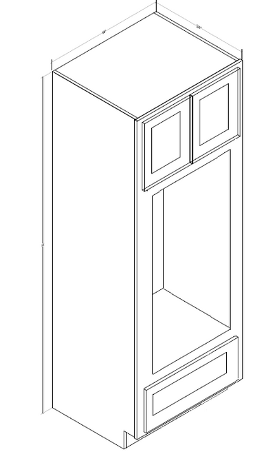 33" Oven Cabinet (2 Drawer) 33" Oven Cabinet (2 Drawer)