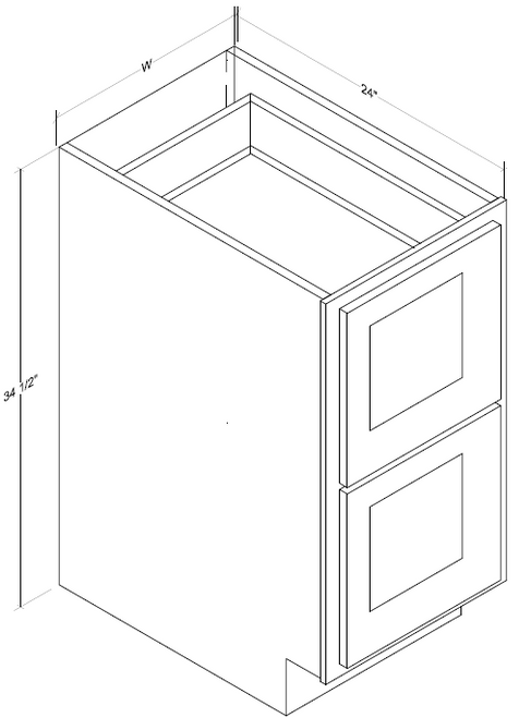 2 Drawer Base Cabinet 2 Drawer Base Cabinet