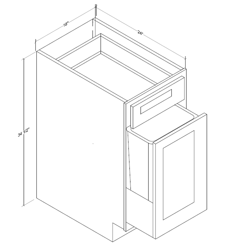 Base Waste Bin Cabinet Base Waste Bin Cabinet