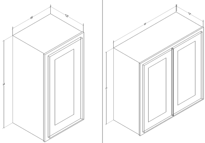 42" High Wall Cabinet