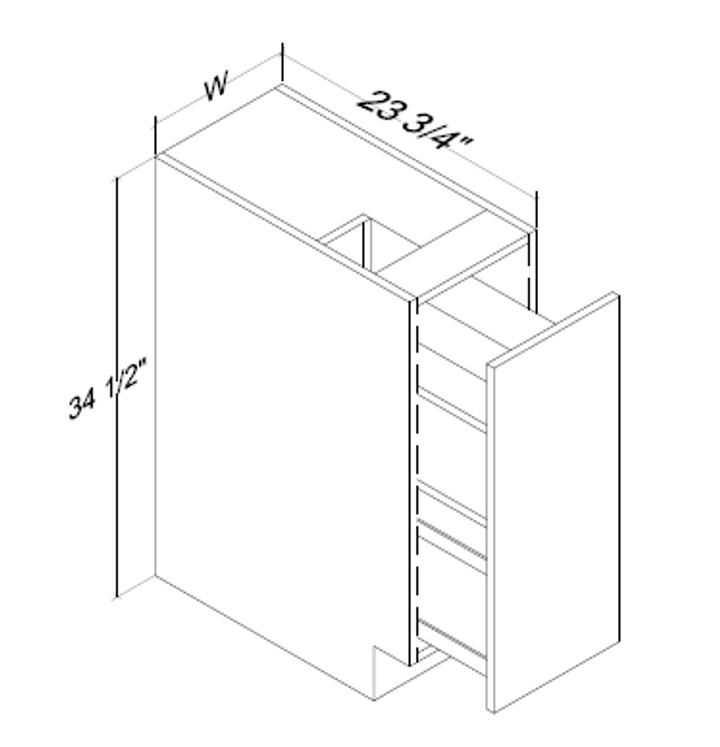 Frameless - Base Spice Rack Frameless - Base Spice Rack