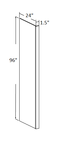 24" Deep Refrigerator End Panels