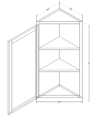 Wall Angle End Cabinet