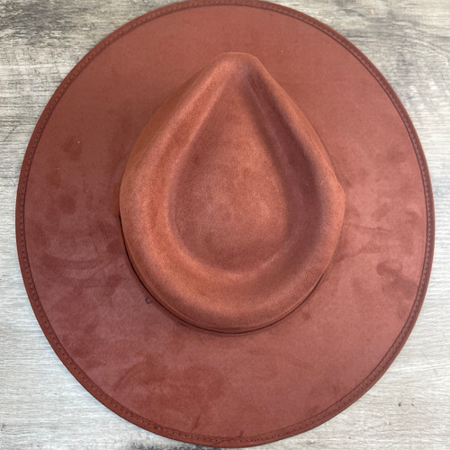 Rust Vegan Felt Hat (Blank)