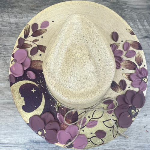 Mauve Moon Toasted Straw Hat