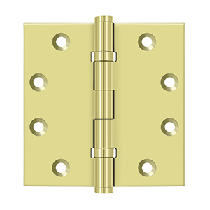 Deltana 4-1/2" x 4-1/2" Square Hinges, Ball Bearings (DSB45B3)