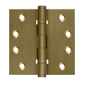 Deltana 4" x 4" Square Hinges, Ball Bearings (DSB4NB10BM)