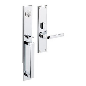 Baldwin 6976.RENT Estate Minneapolis Single Cylinder Mortise Trim for Right Handed Doors — Trim Only