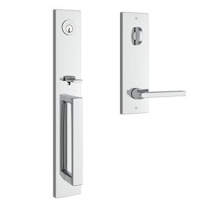 Baldwin EESANXSQUCQE Reserve Santa Cruz Single Cylinder Handleset with Square Lever and Contemporary Square Escutcheon Baldwin EESANXSQUCQE Reserve Santa Cruz Single Cylinder Handleset with Square Lever and Contemporary Square Escutcheon