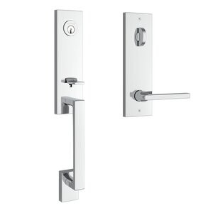 Baldwin EESEAXSQUCQE Reserve Seattle Single Cylinder Handleset with Square Lever and Contemporary Square Escutcheon Baldwin EESEAXSQUCQE Reserve Seattle Single Cylinder Handleset with Square Lever and Contemporary Square Escutcheon