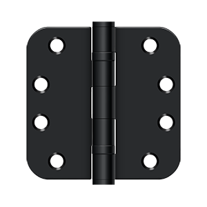 Deltana 4"x 4"x 5/8" Radius Hinge, HD, Ball Bearings
