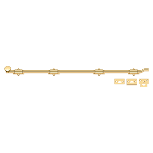 Deltana 42" Surface Bolt w/ Off-set, HD