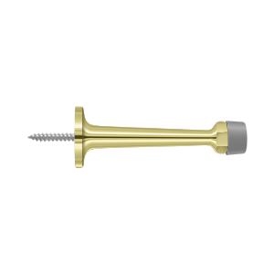 Deltana 3-1/4" Baseboard Door Bumper, Solid Brass – Baseboard Stops