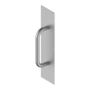 Deltana Pull Plate with Handle 4" x 16" S/S