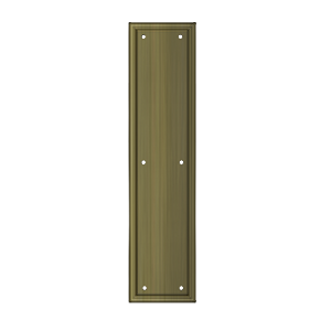 Deltana Framed Push Plate, HD, 3 1/2" x 15"
