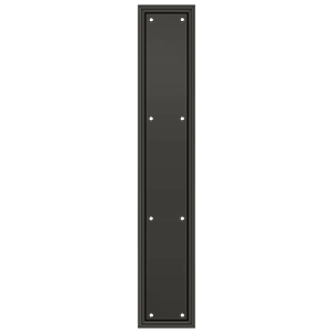 Deltana Framed Push Plate, HD, 3 1/2" x 20"