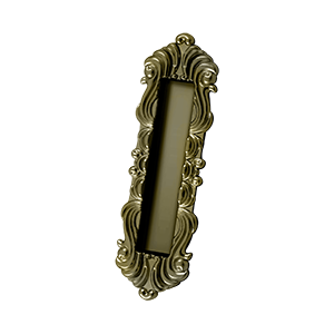Deltana Flush Pull, Victorian, HD, 7" x 2-1/4" x 5/8", Solid Brass