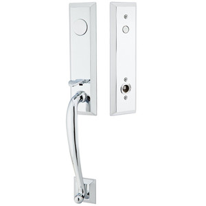 Emtek Dummy Adams Handleset with Georgetown Crystal Knob
