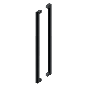 Deltana 42" Extra Large Contemporary Pulls, Back-To-Back