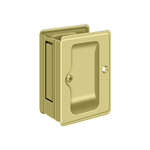 Deltana HD Pocket Lock, Adjustable, 3-1/4" x 2-1/4" Passage – Pocket Door Hardware
