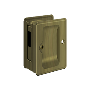 Deltana HD Pocket Lock, Adjustable, 3-1/4" x 2-1/4" Sliding Door Receiver – Pocket Door Hardware