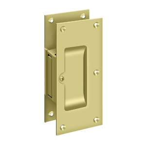 Deltana Decorative pocket Lock 6", Passage – Pocket Door Hardware