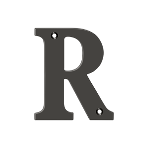 Deltana 4" Residential Letter R – Letters & Numbers