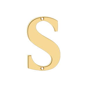 Deltana 4" Residential Letter S – Letters & Numbers
