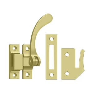 Deltana Window Lock, Casement Fastener, Reversible, 4-1/2"