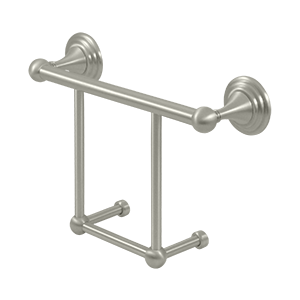 Deltana Magazine Rack, 98C Series, Solid Brass