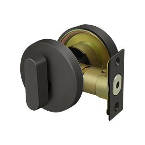 Deltana Zinc Modern Low Profile Deadbolt Lock Grade 3