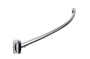 Sure-Loc Adjustable 5-6' Curved Rod, w/ends
