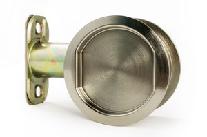 Sure-Loc Round Pocket Door Pull - Passage