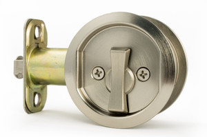 Sure-Loc Round Pocket Door Pull - Privacy