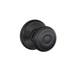 Schlage F10GEO Georgian Passage Knobset