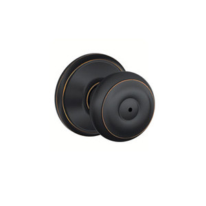 Schlage F40GEO Georgian Privacy Knobset