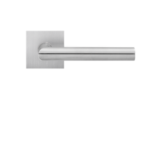 Karcher Design Rhodos XL Lever on Square Plan Design Rose – Custom-Bored Trim (EPLQ18)