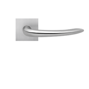 Karcher Design Jersey Lever on Square Plan Design Rose – Custom-Bored Trim (EPLQ19)