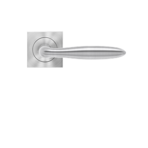 Karcher Design Corfu Lever on Square 3-Piece Rose – Custom-Bored Trim (ERQ24)
