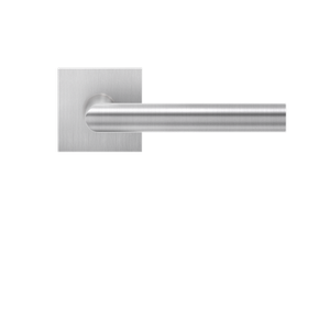 Karcher Design Rhodos Lever on Square Plan Design Rose – Custom-Bored Trim (EPLQ28)