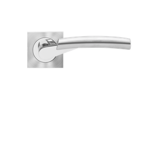 Karcher Design Atlantis Lever on Square 3-Piece Rose – Custom-Bored Trim (ERQ36)