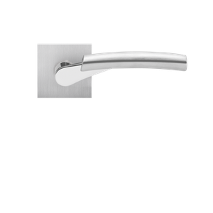 Karcher Design Atlantis Lever on Square Plan Design Rose – Custom-Bored Trim (EPLQ36)