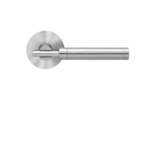 Karcher Design Ontario Lever on Round Plan Design Rose – Custom-Bored Trim (EPL64)