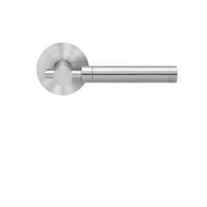 Karcher Design New York Lever on Round Plan Design Rose – Custom-Bored Trim (EPL65)