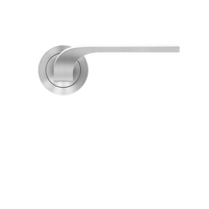 Karcher Design Las Vegas Lever on Round 3-Piece Rose – Custom-Bored Trim (ER87)