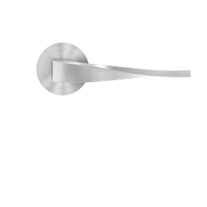 Karcher Design Nevada Lever on Round Plan Design Rose – Custom-Bored Trim (EPL88)